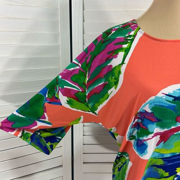 Chico’s Top Size 1 (8) Dolman Sleeves - Picture 4 of 9